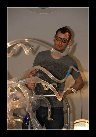 Packing up Chihuly Glass