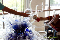 Chihuly Chandelier Reinstallation