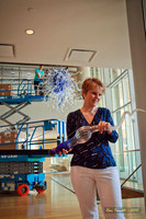 Chihuly Chandelier Reinstallation