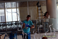 Chihuly Chandelier Reinstallation