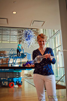 Chihuly Chandelier Reinstallation