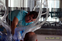 Chihuly Chandelier Reinstallation