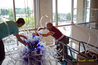 Chihuly Chandelier Reinstallation