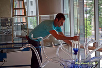Chihuly Chandelier Reinstallation