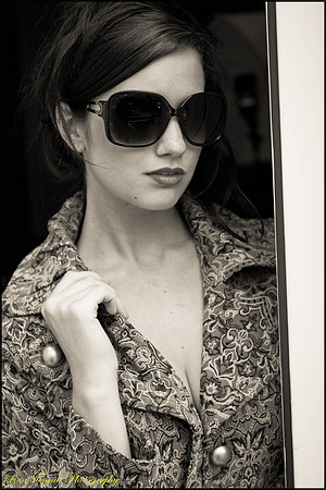Aubrey in Black and White