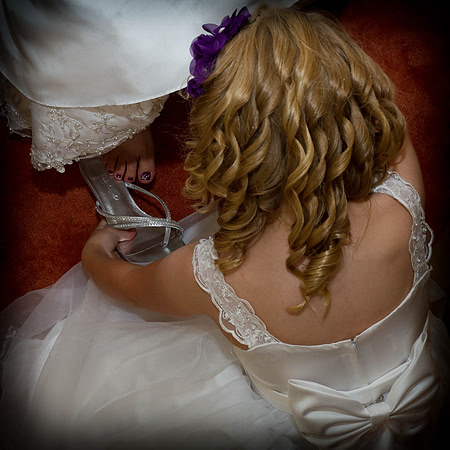 Dressing the bride