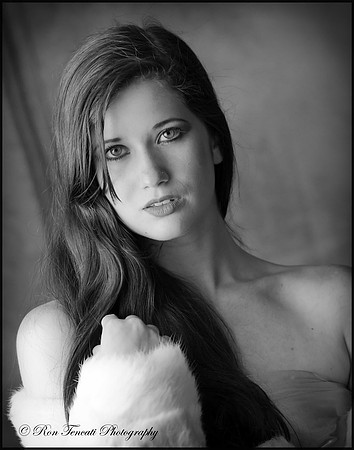 Aubrey in Black and White