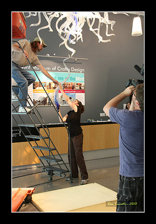 Packing up Chihuly Glass