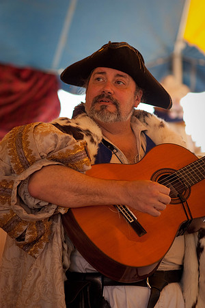 Skivee wears the king's coat